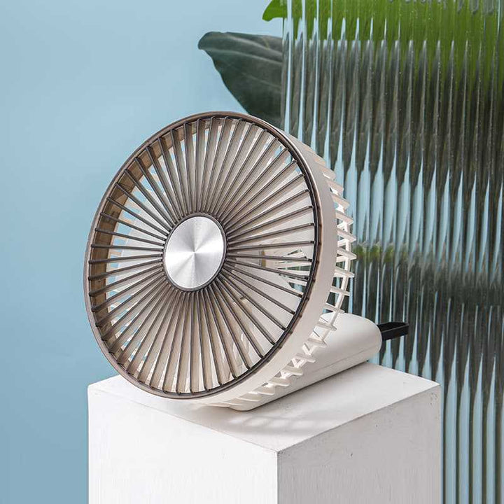Unisex portable USB table fan with foldable stand and adjustable head Bowlift