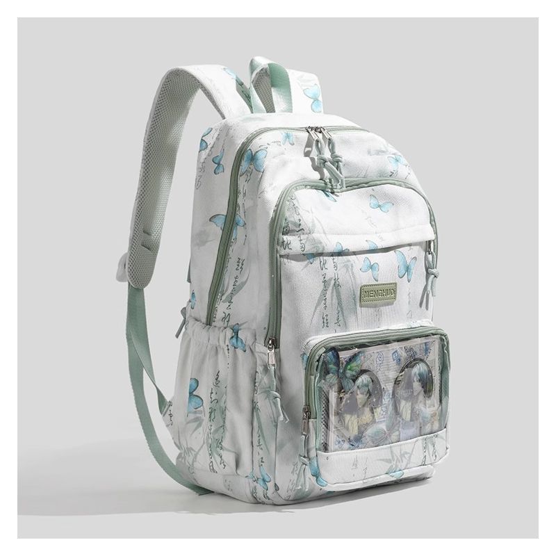 Stylish Butterfly Print Backpack Bowlift