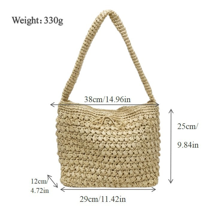 Designer Macramé Handbag Bowlift