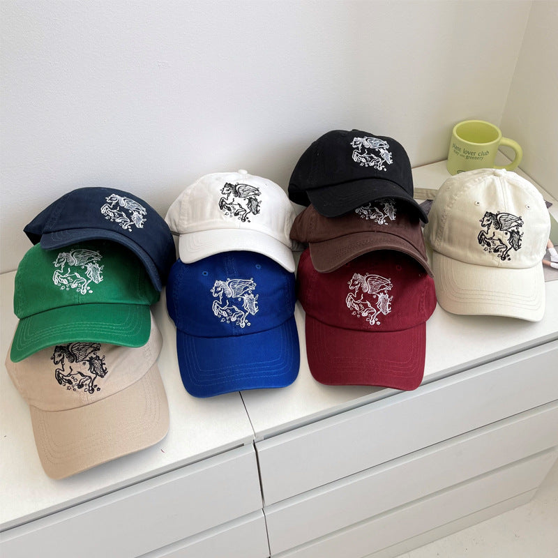 Women's Embroidered Pegasus Baseball Cap Bowlift