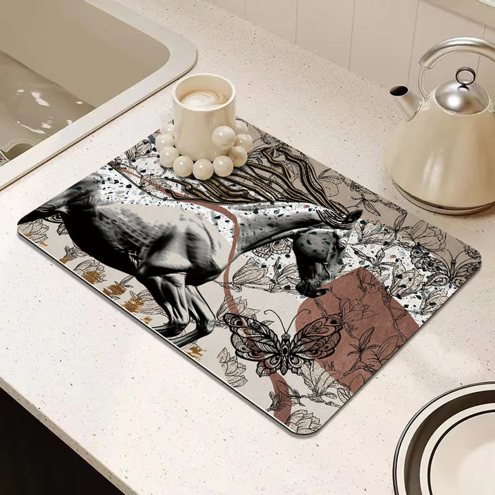 Decorative Kitchen Mat Bowlift