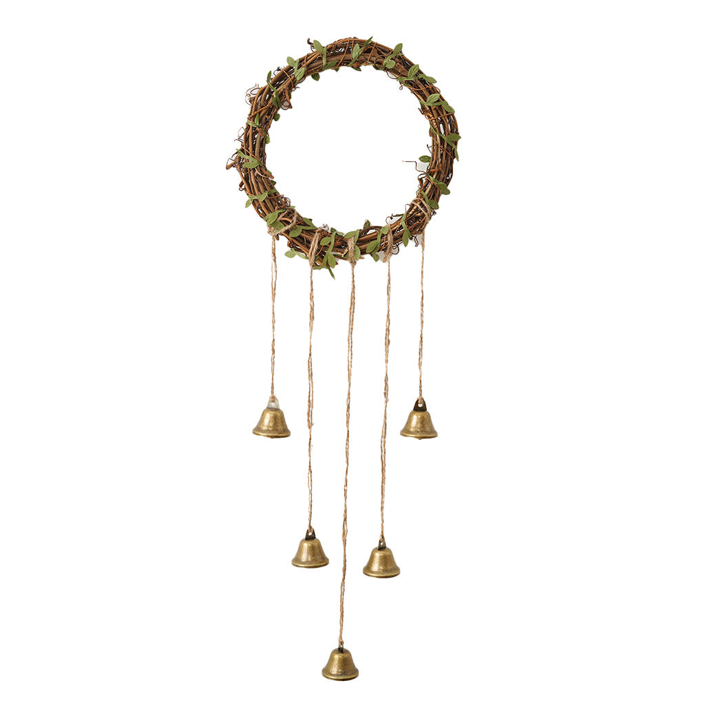 Decorative Wreath with Hanging Bells Bowlift