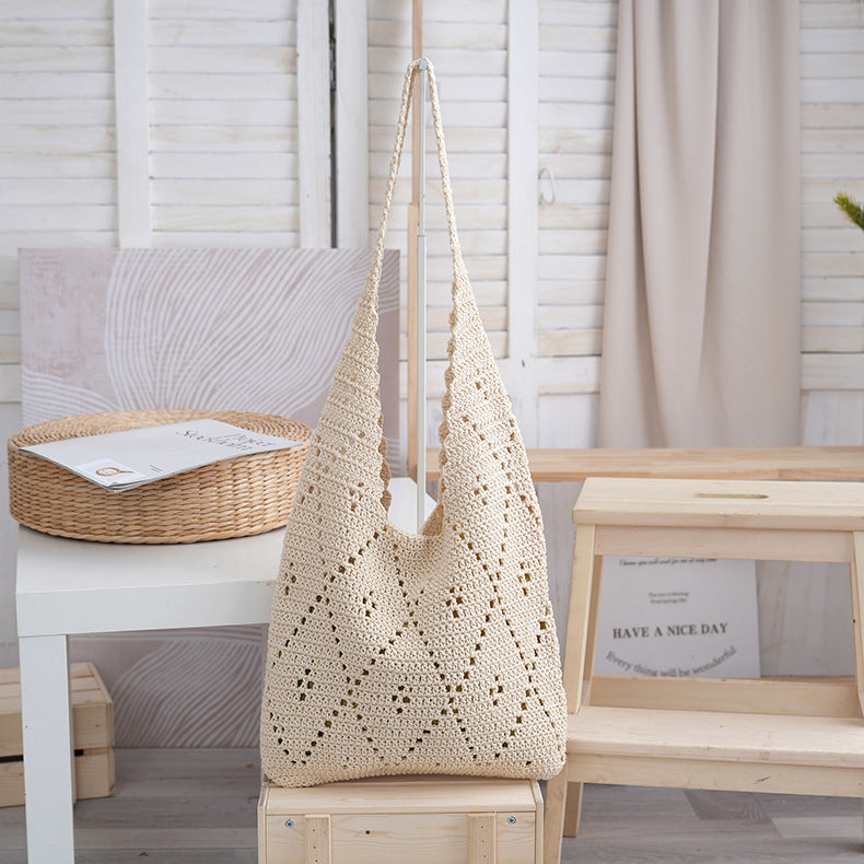 Handmade Macrame Tote Bag Bowlift