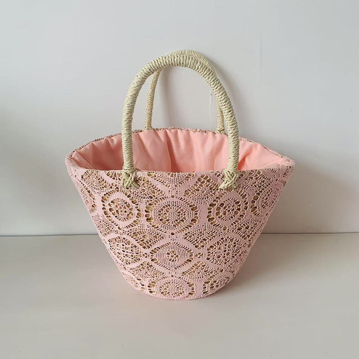 Basket bag with elegant, woven design Bowlift
