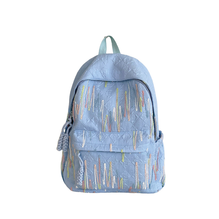 Patterned Backpack with Additional Compartments Bowlift