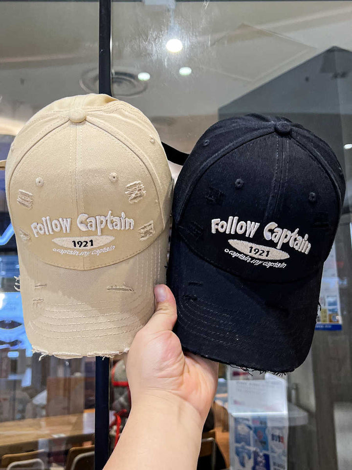 Men's Casual Distressed Baseball Cap Bowlift