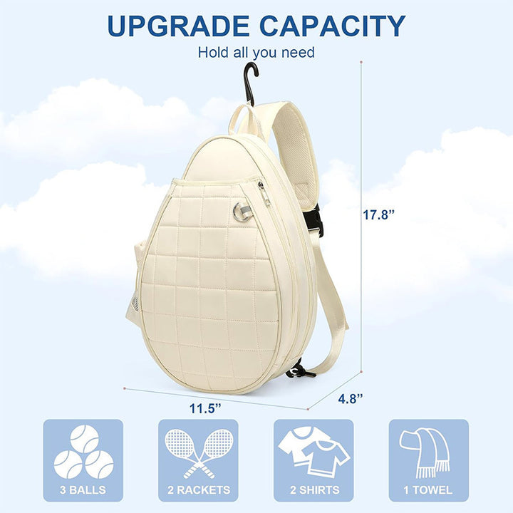 Tennis Racket Sling Bag Bowlift