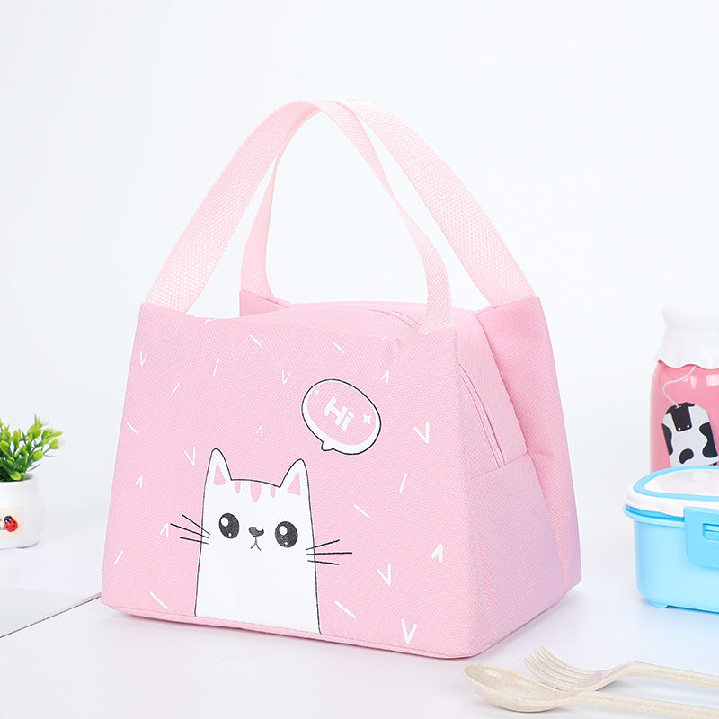 Cute Bear Print Insulated Lunch Bag Bowlift