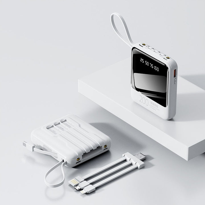 Portable power bank with smart charging and LCD display Bowlift