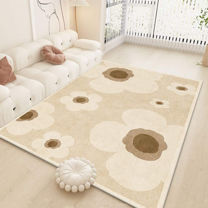 Elegant Floral Pattern Area Rug Bowlift