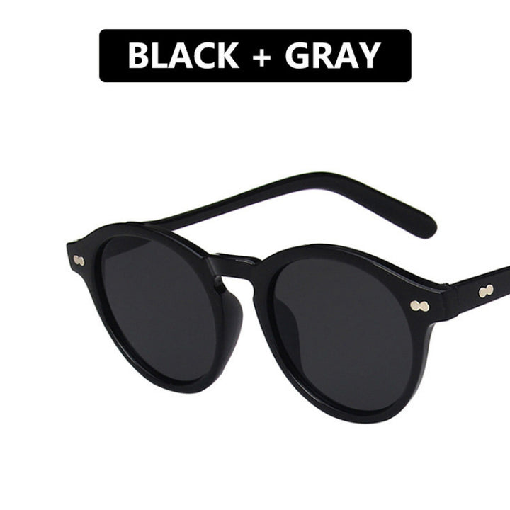 Women's fashionable round sunglasses Bowlift