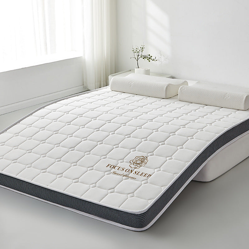 Foldable memory foam mattress topper with breathable mesh sides and quilted pillow top Bowlift