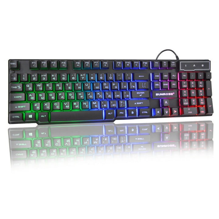 RGB Backlit Gaming Keyboard with Precision Switches Bowlift