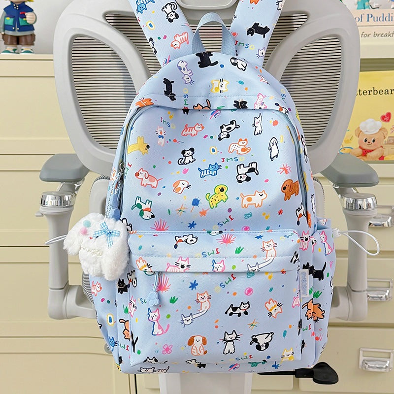 Playful Animal-Themed Backpack Bowlift