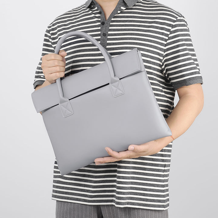 Elegant Briefcase with Structured Design Bowlift