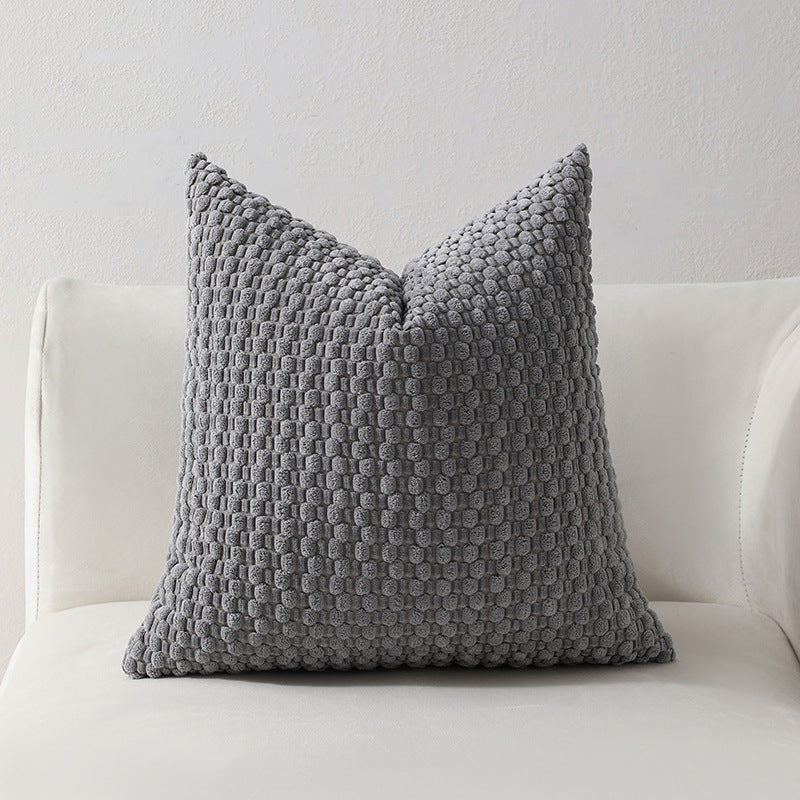 Textured Knit Decorative Pillow