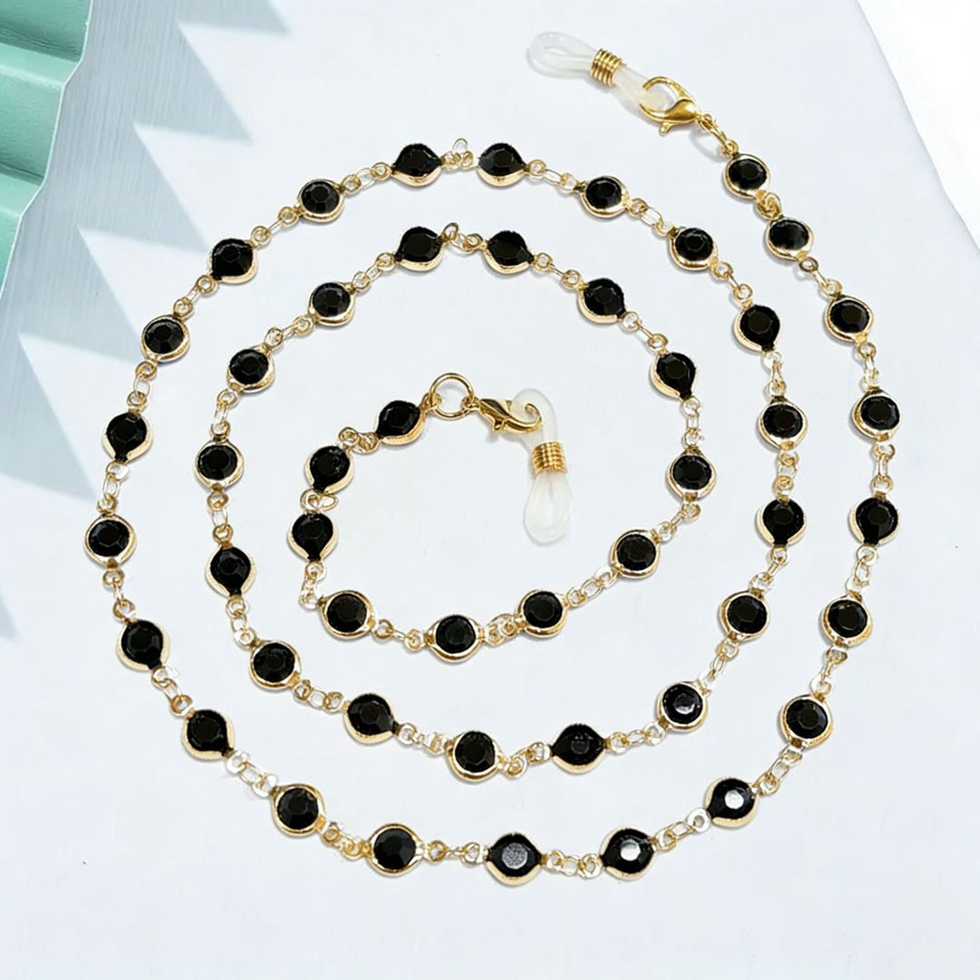 Elegant Beaded Eyewear Chain Bowlift