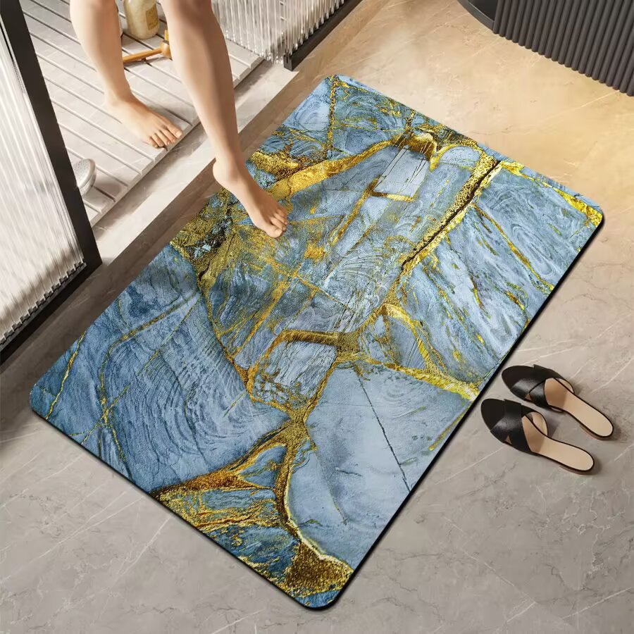 Luxurious Marble Finish Mat Bowlift
