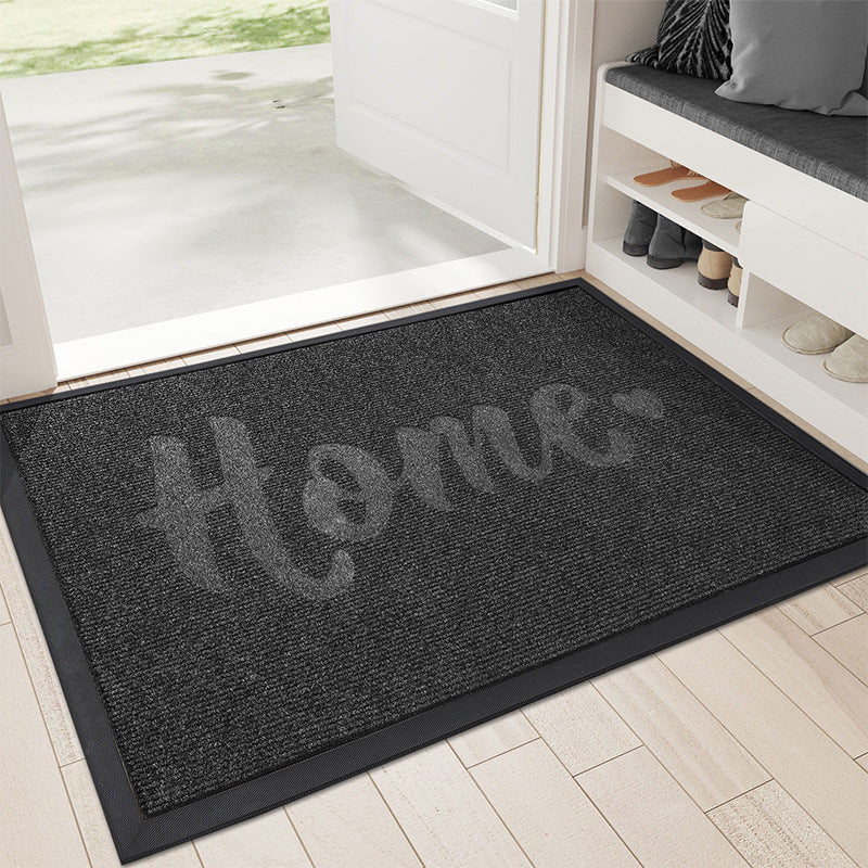 Textured Doormat with Inspirational Message Bowlift