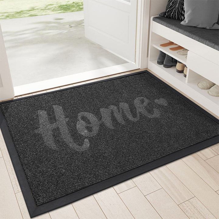 Textured Doormat with Inspirational Message Bowlift