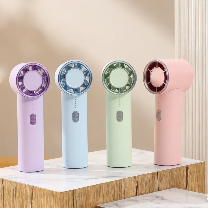 Women Portable Mini Hand Fan with USB Charging Function and Powerful Air Circulation Bowlift