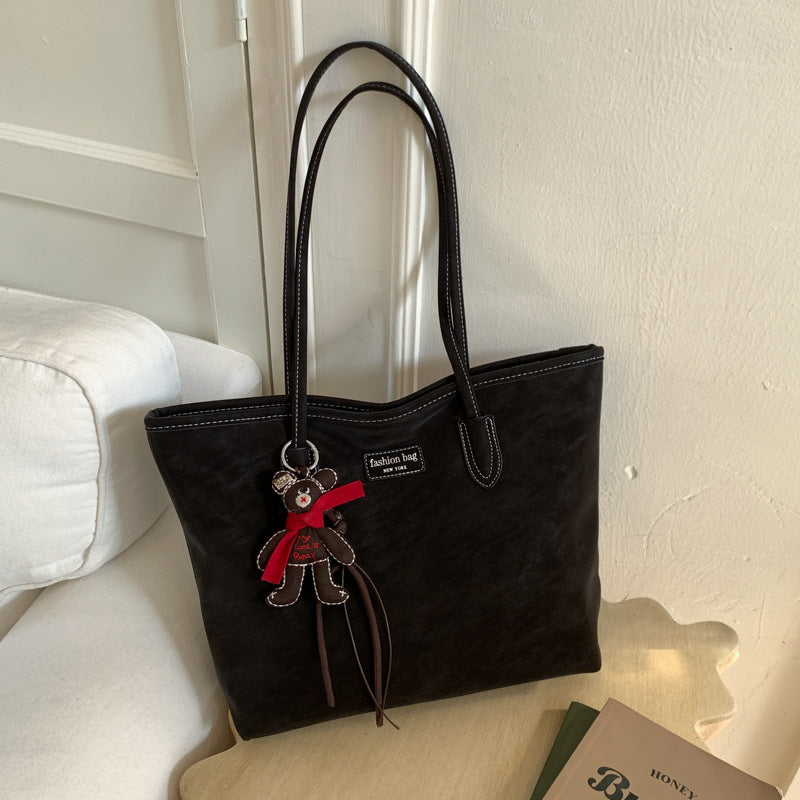 Elegant Faux Leather Tote Bag Bowlift