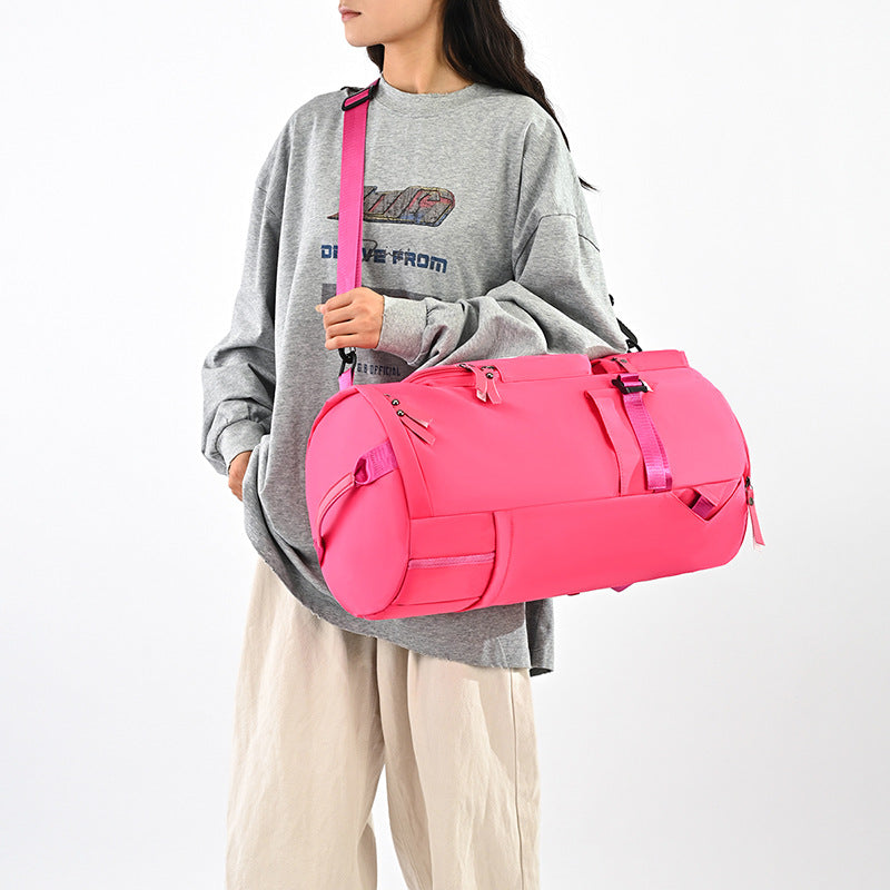 Sporty backpack with multiple compartments and reflective elements Bowlift
