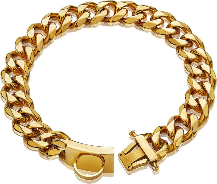 Titanium Steel Dog Collar Bowlift