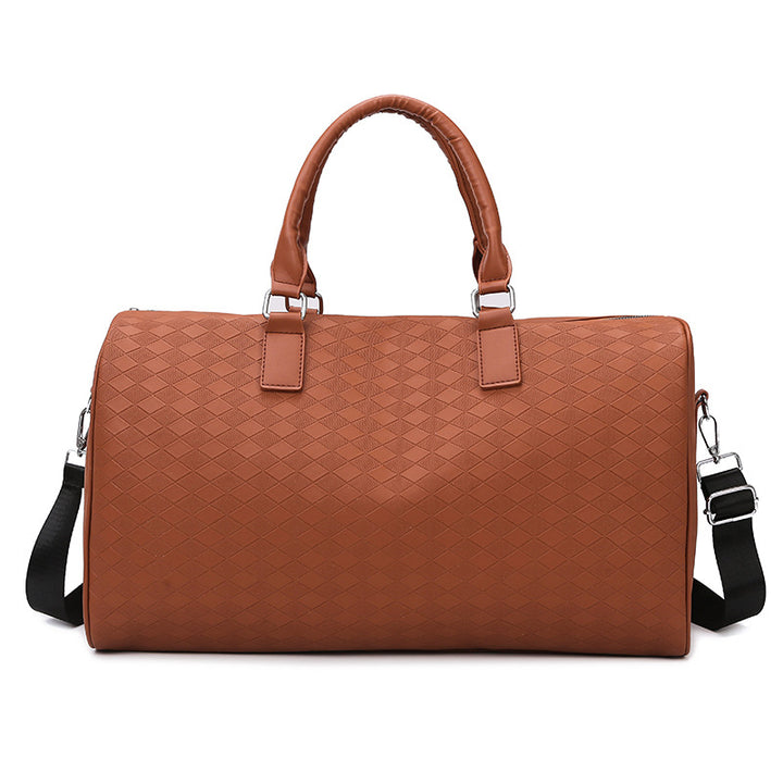 Sporty shoulder bag with structured outer material Bowlift