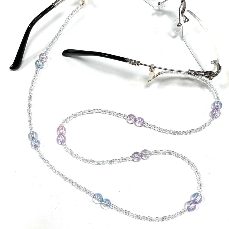 Artistic Beaded Eyewear Chain Bowlift
