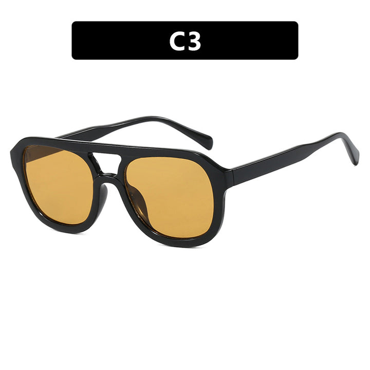 Women's fashionable sports sunglasses with wide, flexible frame Bowlift
