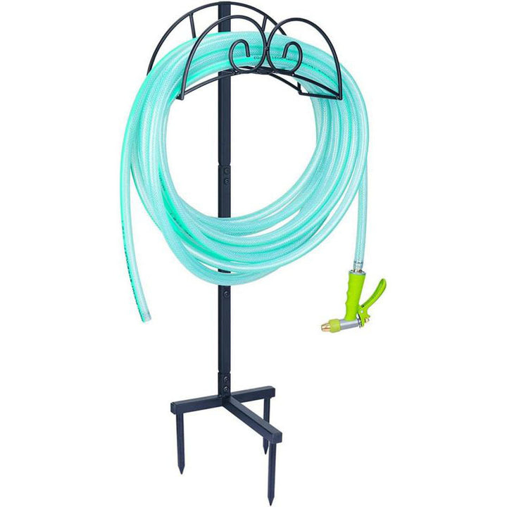ornate wrought iron outdoor garden hose stand with rustproof powder-coated finish Bowlift