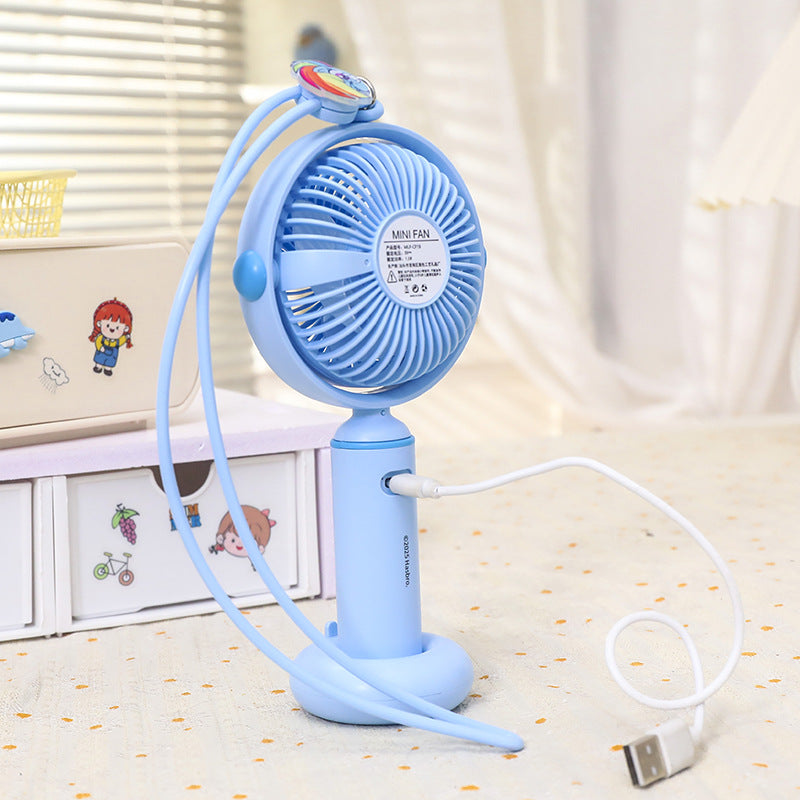 Women's Portable Handheld Fan with Flexible Gooseneck Bowlift