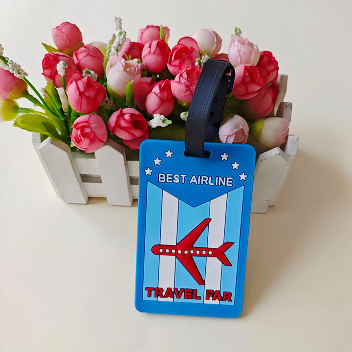 Unisex Luggage Tag with Innovative Air Travel Design Bowlift