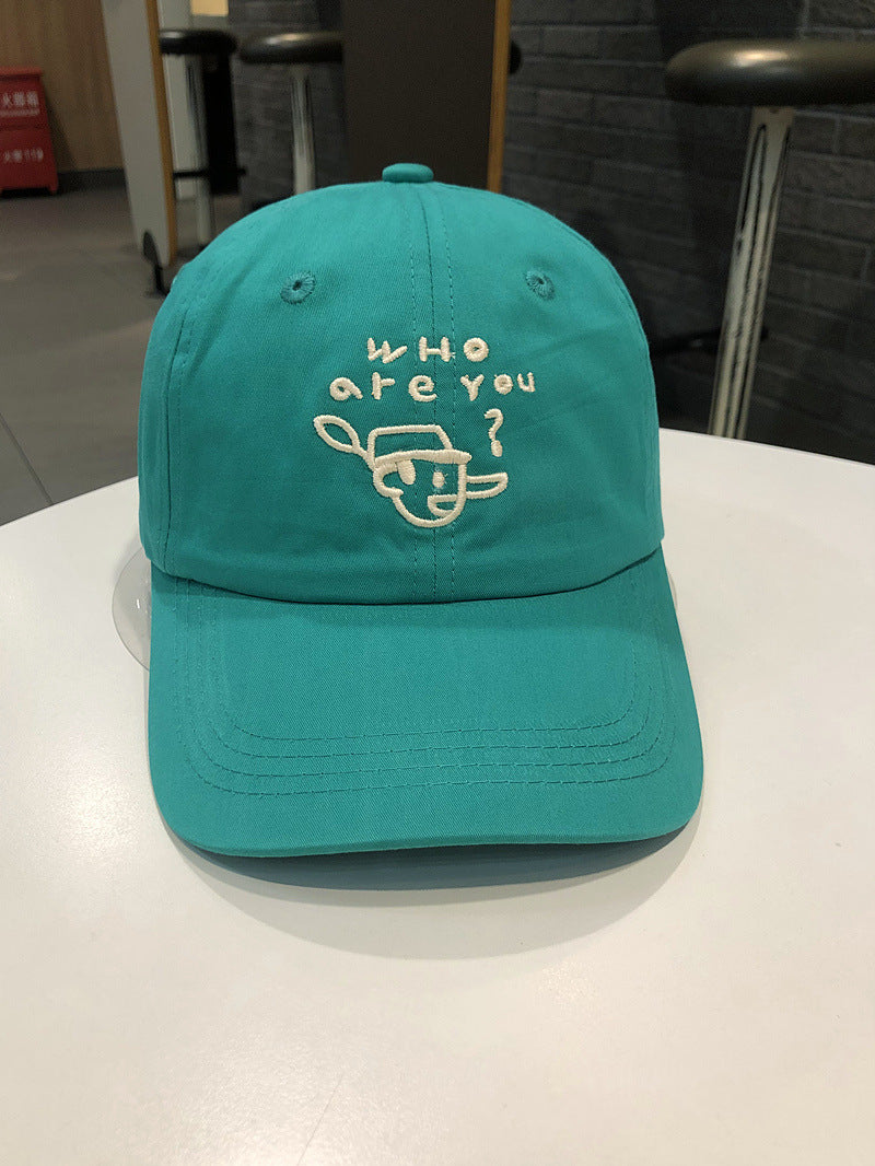 Men's Embroidered Character Casual Cap Bowlift