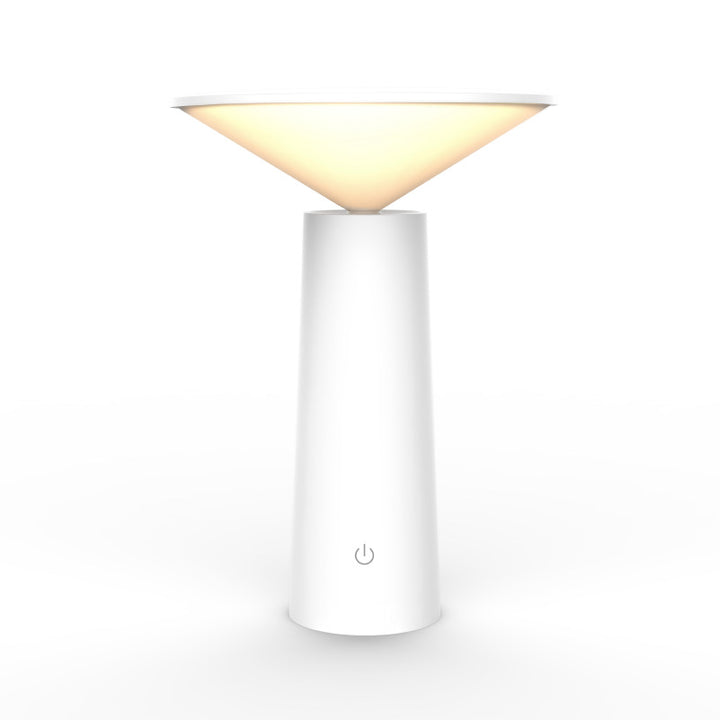 Portable Rechargeable LED Ambient Cone Table Lamp Bowlift