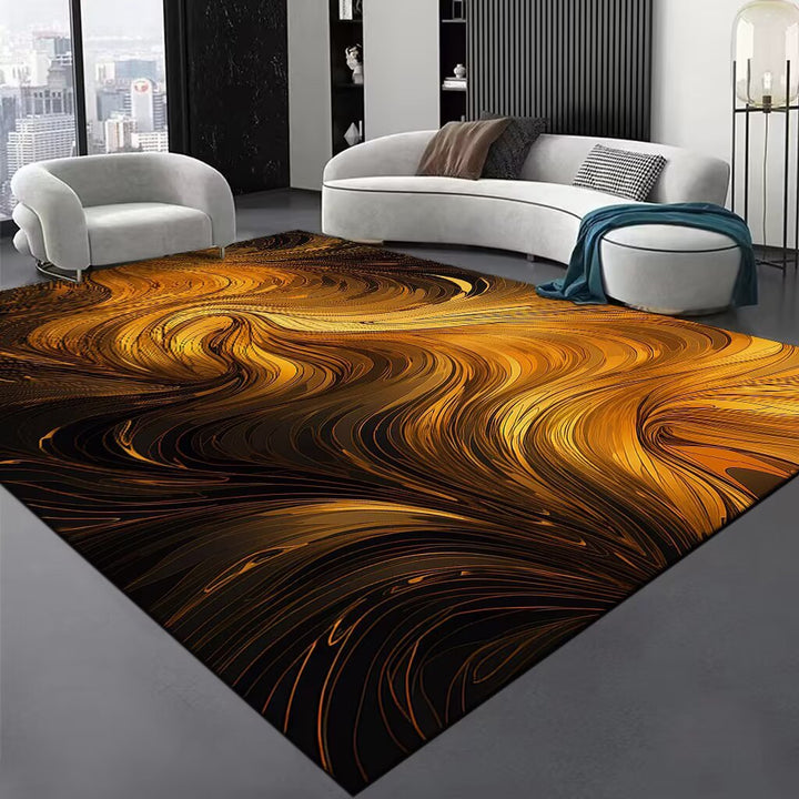 Modern Optical Illusion Area Rug Bowlift