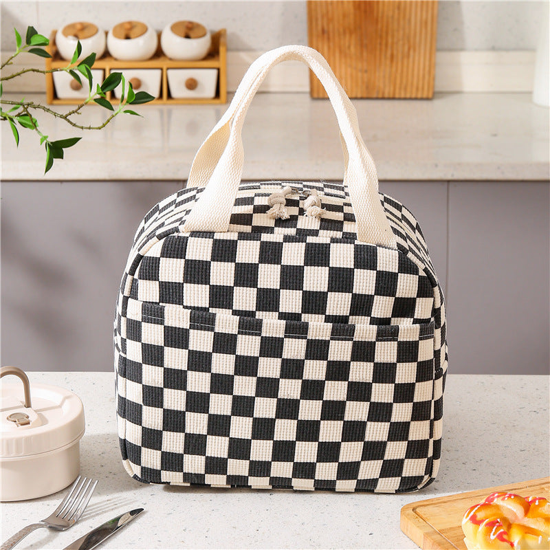 Insulated Strawberry Print Lunch Cooler Bag Bowlift
