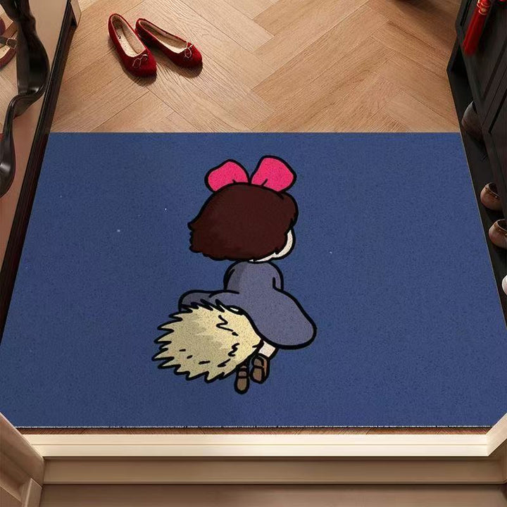 Cartoon-Themed Floor Mat Bowlift