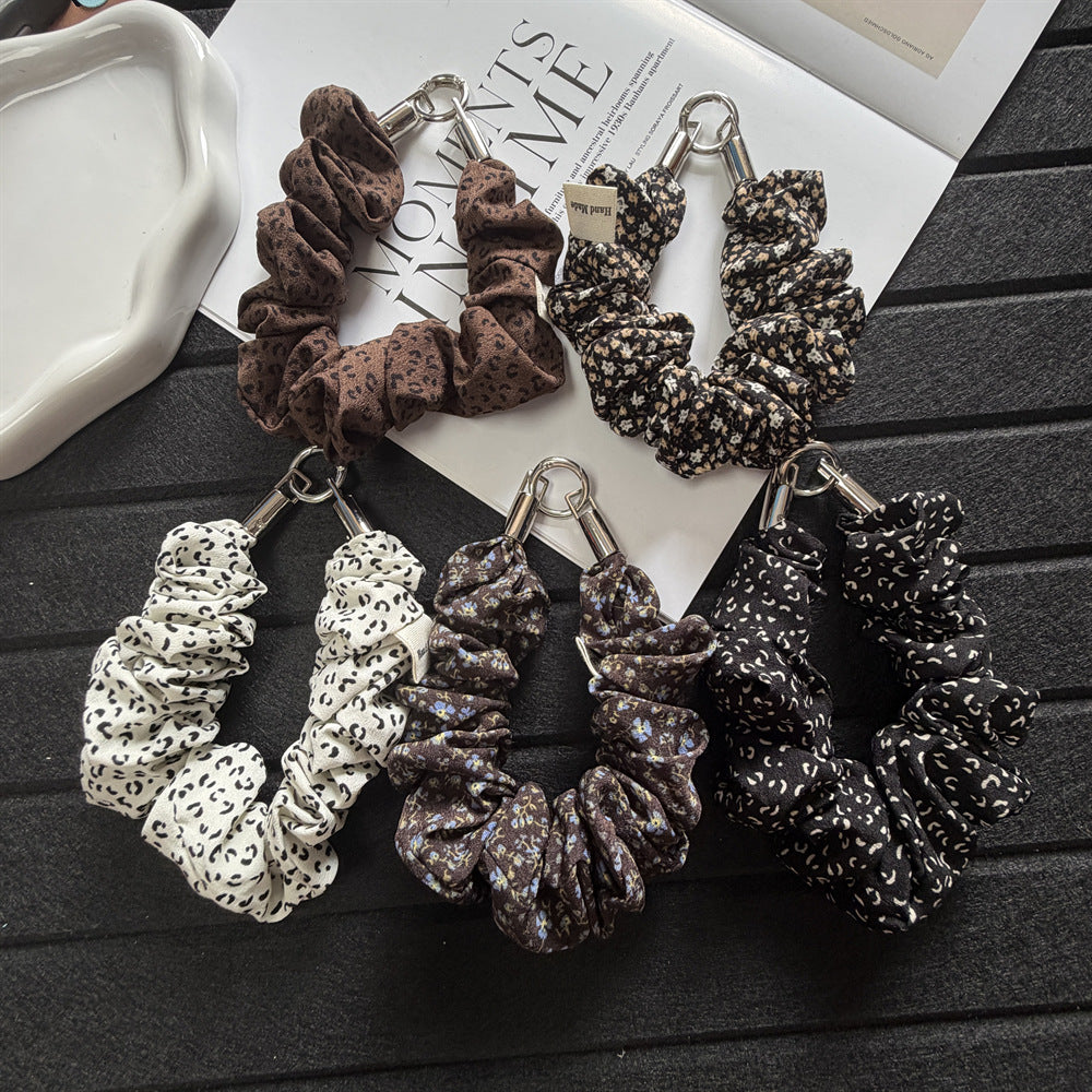Decorative Floral Pattern Hair Scrunchie Bowlift