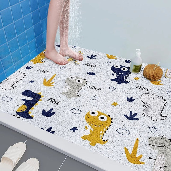 Fun Dinosaur-Themed Bathroom Mat Bowlift