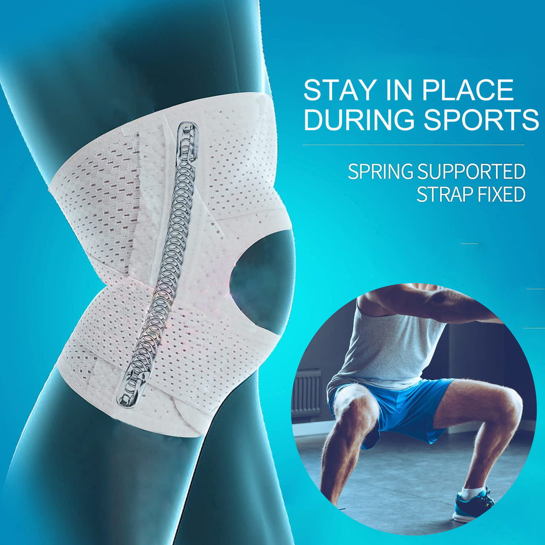 Adjustable Open Patella Knee Support Brace Bowlift
