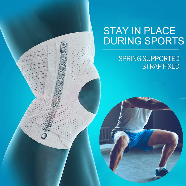 Adjustable Open Patella Knee Support Brace Bowlift