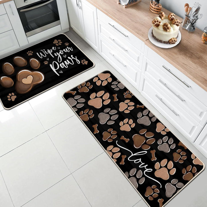 Wine-Themed Kitchen Runner Mat Bowlift