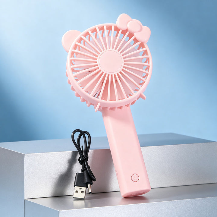 Ladies Portable Hand Fan with Ergonomic Design Bowlift