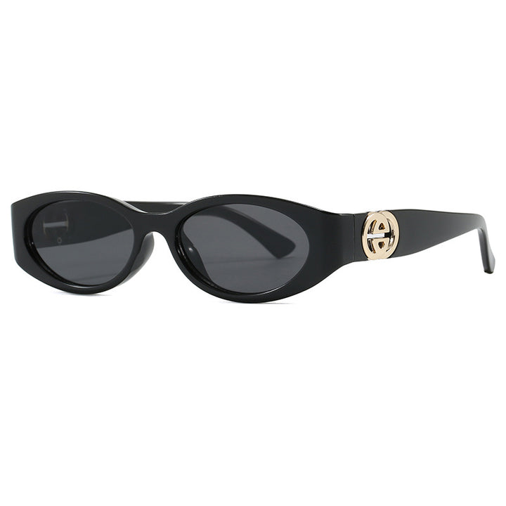Women's fashionable cat-eye sunglasses with protective UV filter and luxurious accents Bowlift