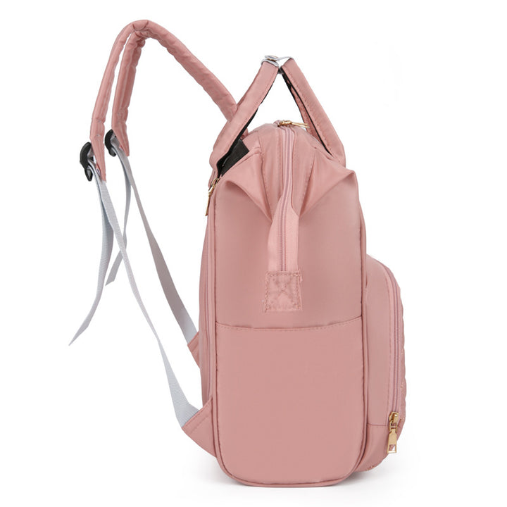 Quilted Multi-Functional Travel Backpack Bowlift
