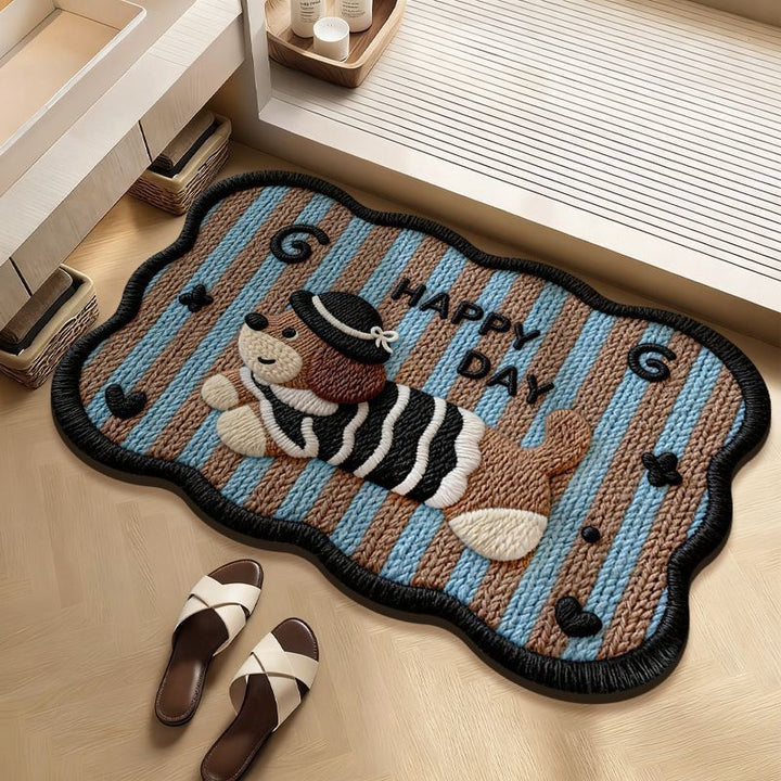 Cute Decorative Bath Mat Bowlift