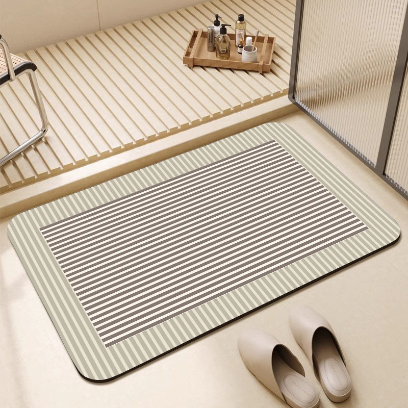 Geometric Pattern Textured Bath Mat Bowlift