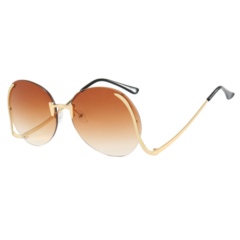Women’s luxurious oversized sunglasses with innovative frame and UV protection Bowlift